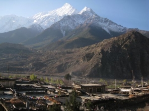 Morning Sun Rises Over Himalaya