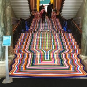 The-stairs-to-the-Summer-Exhibition-2015