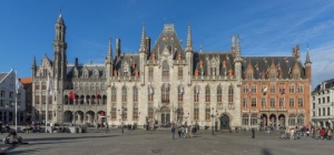 Brgge Belgien Marktplatz Panorama