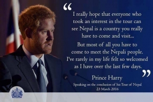 prince harry in nepal